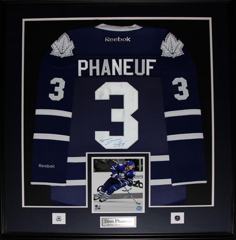 dion phaneuf autographed jersey