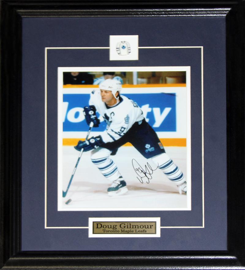 Doug Gilmour Toronto Maple Leafs Signed 8x10 NHL Hockey Collector Frame ...