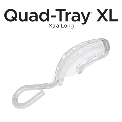 Clinicians Choice 41400 Quad-Tray XL Dental Impression Trays Xtra