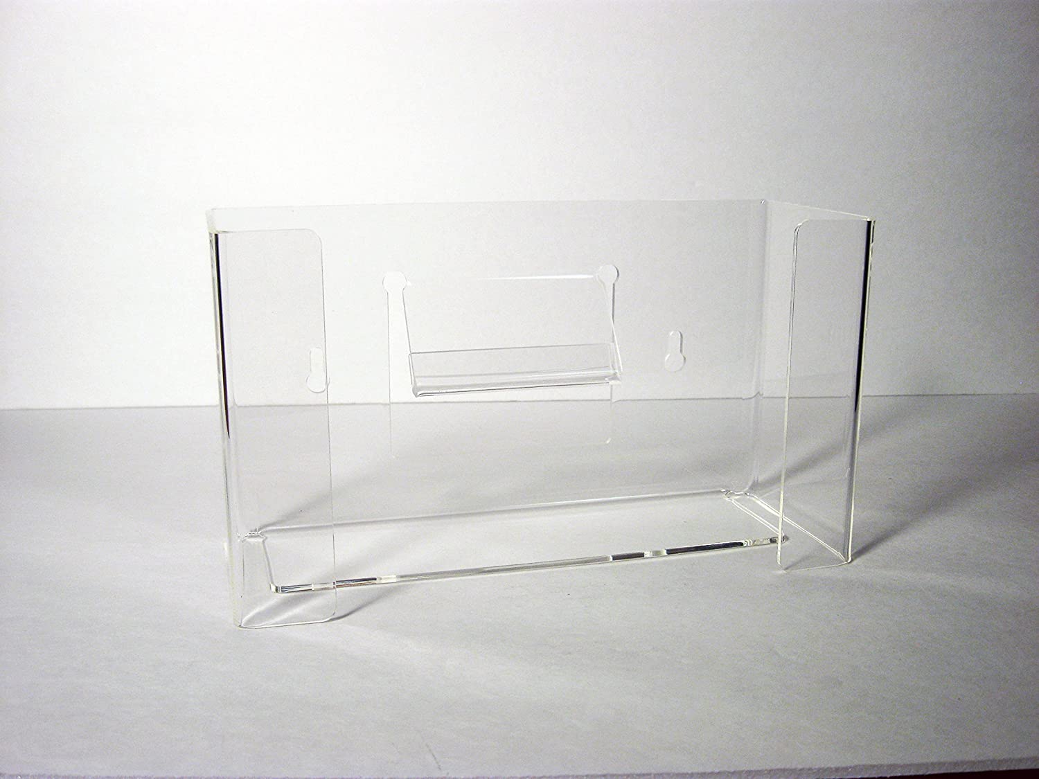 Plasdent 1400H Glove Box Holder Dispenser Organizer Clear Acrylic 10.5