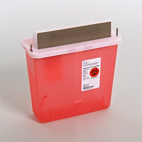 Kendall Healthcare 85131 SharpStar Sharps Container Mailbox Style