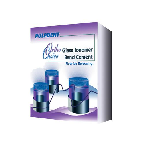 Pulpdent OCGI OrthoChoice Glass Ionomer Band Cement Fluoride Releasing