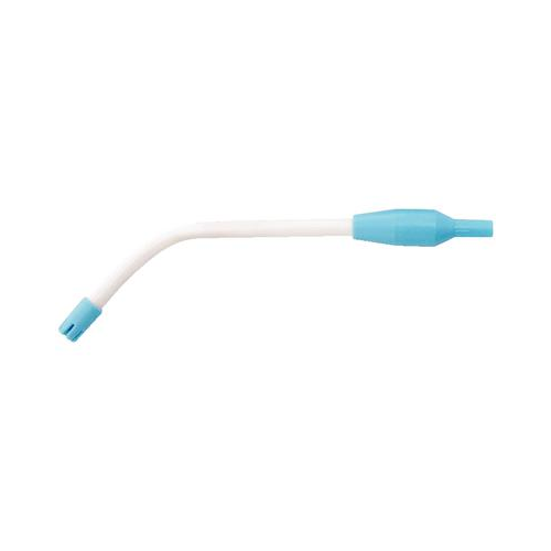Crosstex M1000WHBU SAFEFLO Saliva Ejector White Flexible Blue Tip 100